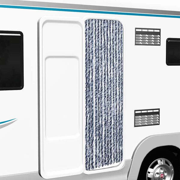 vidaXL &Sigma;ή&tau;&alpha; - &Kappa;&omicron;&upsilon;&rho;&tau;ί&nu;&alpha; &Pi;ό&rho;&tau;&alpha;&sigmaf; &Mu;&pi;&lambda;&epsilon; / &Lambda;&epsilon;&upsilon;&kappa;ό 56 x 200 &epsilon;&kappa;. &alpha;&pi;ό &Sigma;&epsilon;&nu;ί&lambda;