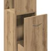 vidaXL Ντουλάπι μπάνιου Δρυς τεχνίτης 25x25x170 cm Κατασκευασμένο ξύλο