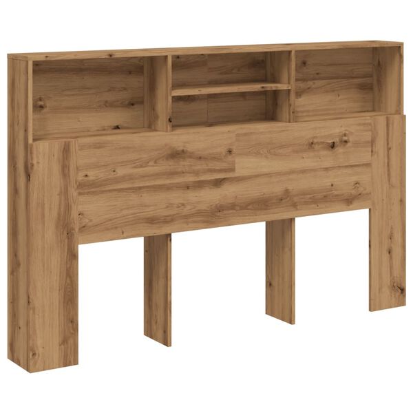 vidaXL Ντουλάπι κεφαλάρι Artisan Oak Κατασκευασμένο ξύλο