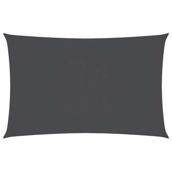 vidaXL Πανί Σκίασης Ορθογώνιο Ανθρακί 3 x 6 μ. από Ύφασμα Oxford