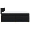 vidaXL &Kappa;&rho;&epsilon;&beta;ά&tau;&iota; Boxspring &mu;&epsilon; &Sigma;&tau;&rho;ώ&mu;&alpha; &Mu;&alpha;ύ&rho;&omicron; 160x200 &epsilon;&kappa;. &Upsilon;&phi;&alpha;&sigma;&mu;ά&tau;&iota;&nu;&omicron;
