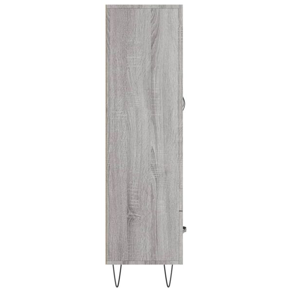 vidaXL Ντουλάπα Γκρι Sonoma 69,5 x 31 x 115 εκ. από Επεξεργασμένο Ξύλο