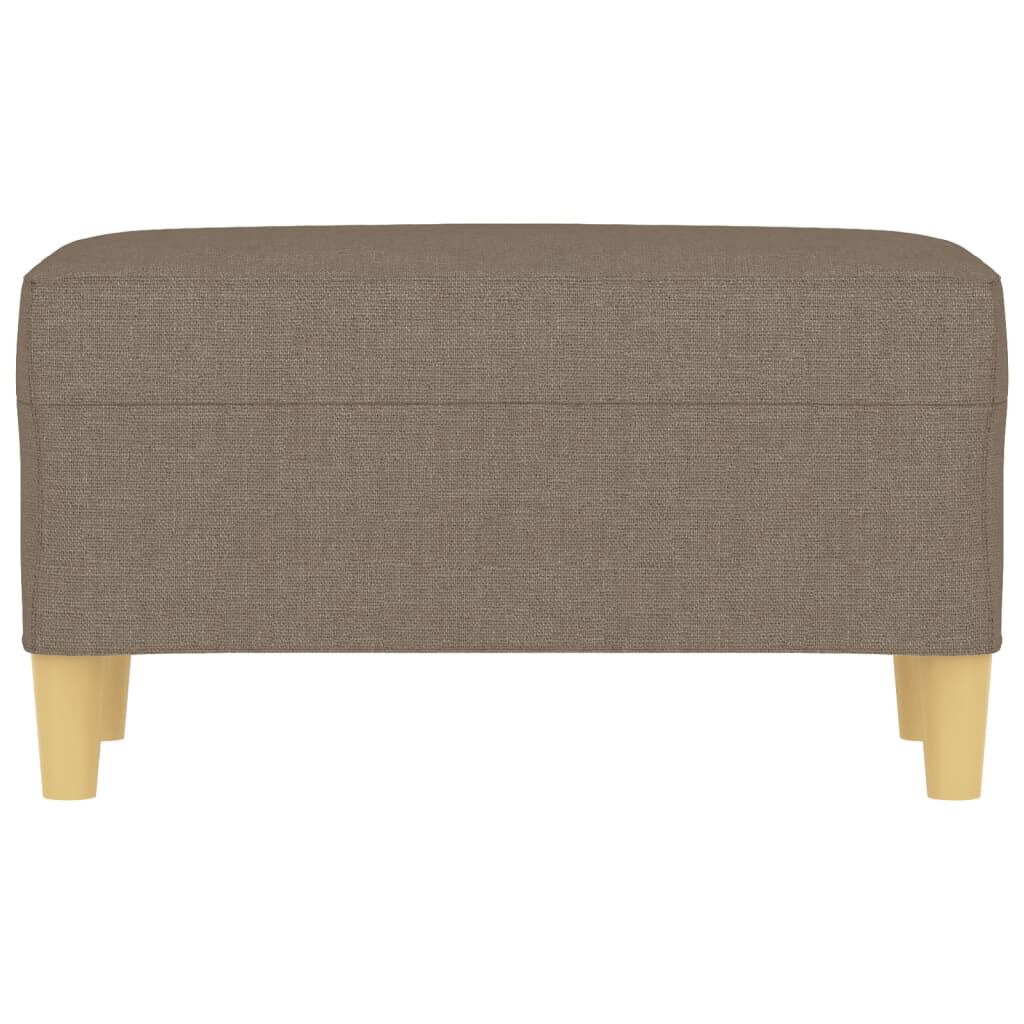 vidaXL Πάγκος Taupe 70 x 35 x 41 εκ. Υφασμάτινος