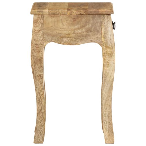 vidaXL Κομοδίνο 28 x 28 x 46 εκ. από Μασίφ Ξύλο Μάνγκο