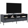 vidaXL Έπιπλο Τηλεόρασης Ανθρακί 135x39x43,5 εκ. Ατσάλι Ψυχρής Έλασης