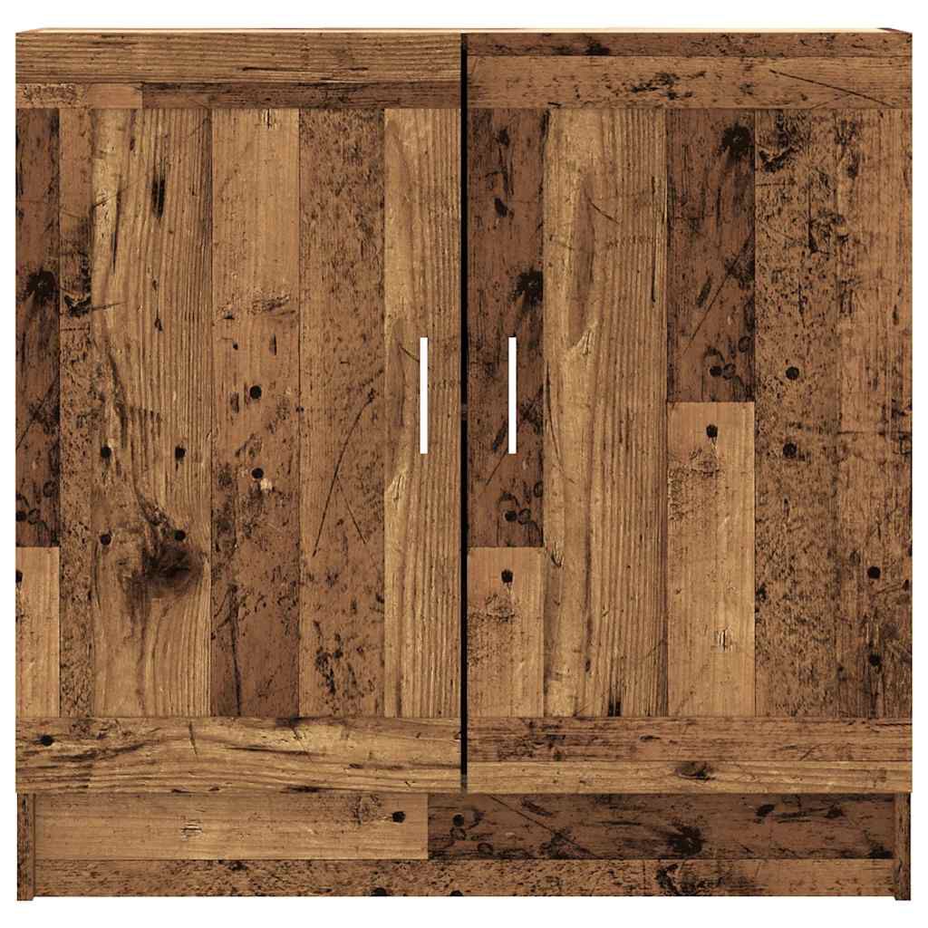 vidaXL Βιβλιοθήκη Παλιό Ξύλο 82,5 x 30,5 x 80 εκ. Μοριοσανίδα
