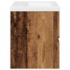 vidaXL Ντουλάπι με Ενσωματωμένο Νιπτήρα Παλιό Ξύλο