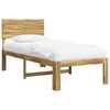 vidaXL &Mu;&omicron;&nu;ό &Kappa;&rho;&epsilon;&beta;ά&tau;&iota; &mu;&epsilon; &Kappa;&epsilon;&phi;&alpha;&lambda;ά&rho;&iota; ROSTOCK &Lambda;&epsilon;&upsilon;&kappa;ό 80 x 200 cm