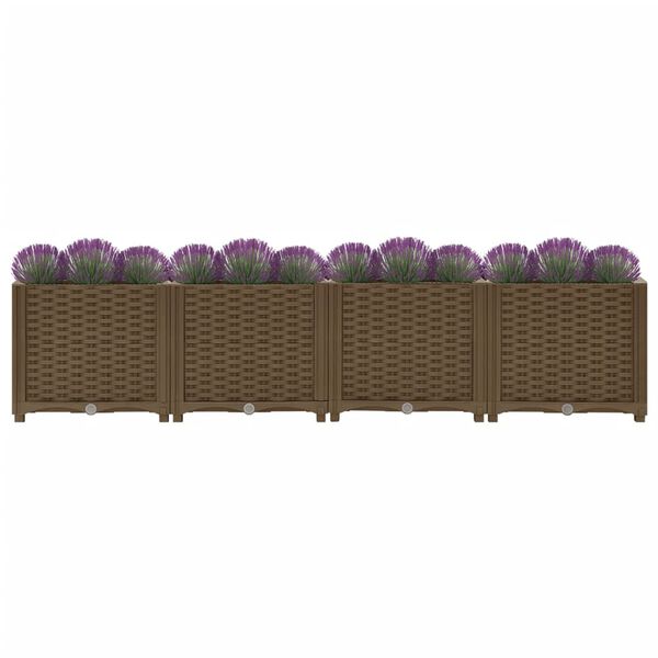 vidaXL Ζαρντινιέρα 160 x 40 x 38 εκ. από Πολυπροπυλένιο