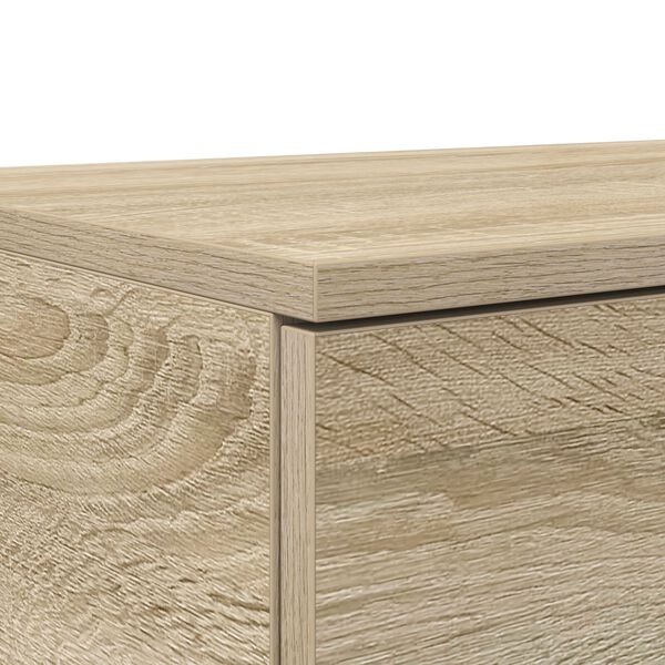 vidaXL Συρτάρια κρεβατιού με συρτάρι Sonoma Δρυς 120 x 36.5 x 16.5 εκ