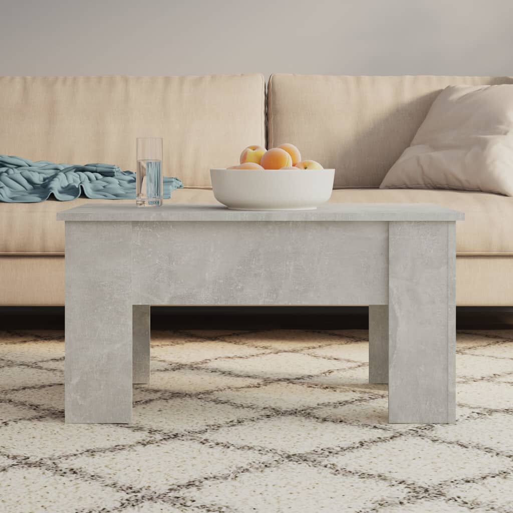 vidaXL Τραπεζάκι Σαλονιού Γκρι Σκυρ. 79x49x41 εκ. Επεξεργασμένο Ξύλο