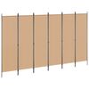 vidaXL &Delta;&iota;&alpha;&chi;&omega;&rho;&iota;&sigma;&tau;&iota;&kappa;ό &Delta;&omega;&mu;&alpha;&tau;ί&omicron;&upsilon; 6-&Pi;ά&nu;&epsilon;&lambda; &Mu;&pi;&epsilon;&zeta; 300 x 180 cm Ύ&phi;&alpha;&sigma;&mu;&alpha;