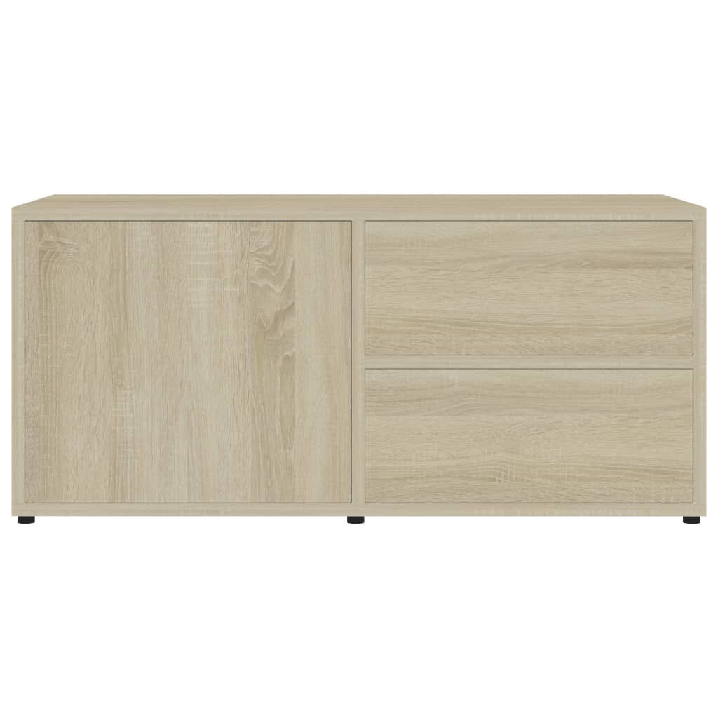 vidaXL Έπιπλο Τηλεόρασης Sonoma Δρυς 80 x 34 x 36 εκ. από Επεξ. Ξύλο