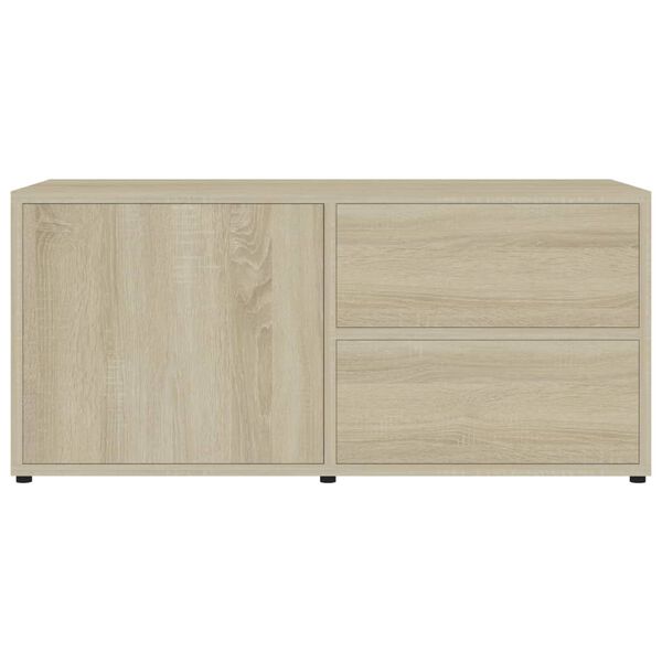 vidaXL Έπιπλο Τηλεόρασης Sonoma Δρυς 80 x 34 x 36 εκ. από Επεξ. Ξύλο