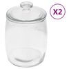 vidaXL &Beta;ά&zeta;&alpha; 2 &tau;&epsilon;&mu;. 3850 ml &Gamma;&upsilon;ά&lambda;&iota;&nu;&alpha; &mu;&epsilon; &Kappa;&alpha;&pi;ά&kappa;&iota;