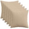 vidaXL &Kappa;ά&lambda;&upsilon;&mu;&mu;&alpha; &Mu;&alpha;&xi;&iota;&lambda;&alpha;&rho;&iota;&omicron;ύ 6 &tau;&mu;&chi;. HEERLEN Taupe 40 x 40 cm &kappa;&omicron;&rho;&nu;&tau;&omicron;&upsilon;&rho;ό&iota;