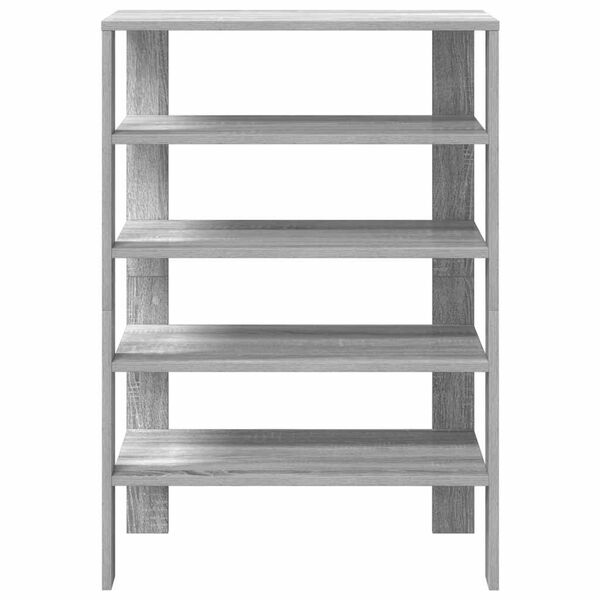 Ράφι παπουτσιών vidaXL Γκρι Sonoma 61x32x87,5 cm Κατασκευασμένο ξύλο