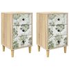 vidaXL &Kappa;&omicron;&mu;&omicron;&delta;ί&nu;&omicron; GOTHA 2 &tau;&mu;&chi;. Sonoma &Delta;&rho;&upsilon;&sigmaf; 36 x 33 x 60 &epsilon;&kappa;