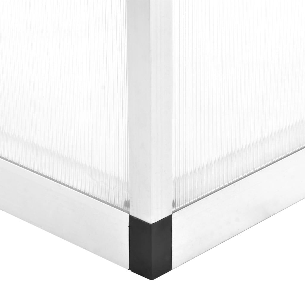 vidaXL Θερμοκήπιο 362 x 190 x 195 εκ. 13,41 μ³ Αλουμινίου