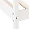 vidaXL Κρεβάτι ημέρας χωρίς στρώμα Λευκό 75x190 cm Στερεό ξύλο πεύκο