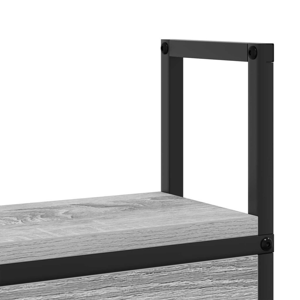 vidaXL Κεφαλάρι Αποθήκης Γκρι sonoma 75 cm Επεξεργασμένο ξύλο