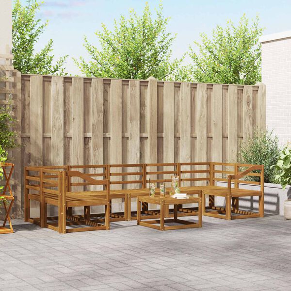 vidaXL &Sigma;&epsilon;&iota;&rho;ά &Kappa;&alpha;&nu;&alpha;&pi;έ &Epsilon;&xi;&omega;&tau;&epsilon;&rho;&iota;&kappa;&omicron;ύ 8 pcs &Phi;&upsilon;&sigma;&iota;&kappa;ό &Sigma;&tau;&epsilon;&rho;&epsilon;ό &Xi;ύ&lambda;&omicron; &Alpha;&kappa;&alpha;&kappa;ί&alpha;&sigmaf;