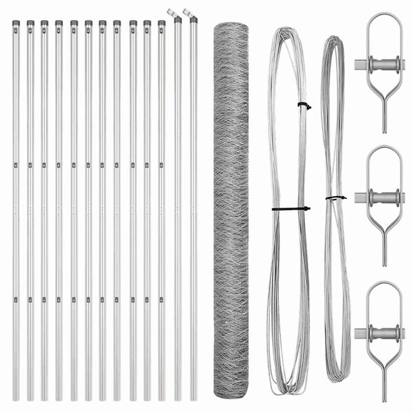 vidaXL &Sigma;&tau;ύ&lambda;&omicron;&sigmaf; &Pi;&epsilon;&rho;&iota;&phi;&rho;ά&xi;&epsilon;&omega;&nu; &Alpha;&sigma;&eta;&mu;ί 25 x 1,6 &mu; (&delta;&iota;&chi;&tau;ύ&omega;&tau;&omicron; 50 &chi;&lambda;&sigma;&tau;) &Alpha;&tau;&sigma;ά&lambda;&iota;