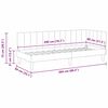 vidaXL Κρεβάτι Γωνίας με κεφαλάρι Τιρκουάζ 80 x 200 cm Βελούδο