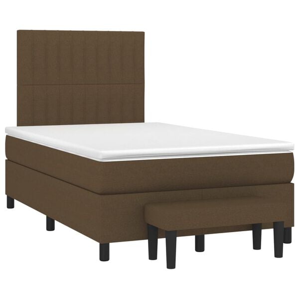 vidaXL &Kappa;&rho;&epsilon;&beta;ά&tau;&iota; Boxspring &mu;&epsilon; &Sigma;&tau;&rho;ώ&mu;&alpha; &Sigma;&kappa;&omicron;ύ&rho;&omicron; &Kappa;&alpha;&phi;έ 120x200 &epsilon;&kappa;. &Upsilon;&phi;&alpha;&sigma;&mu;ά&tau;&iota;&nu;&omicron;