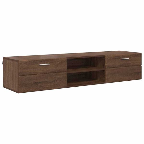 vidaXL Ντουλάπι TV Καφέ δρυς 150 x 39 x 30 εκ Επεξεργασμένο ξύλο