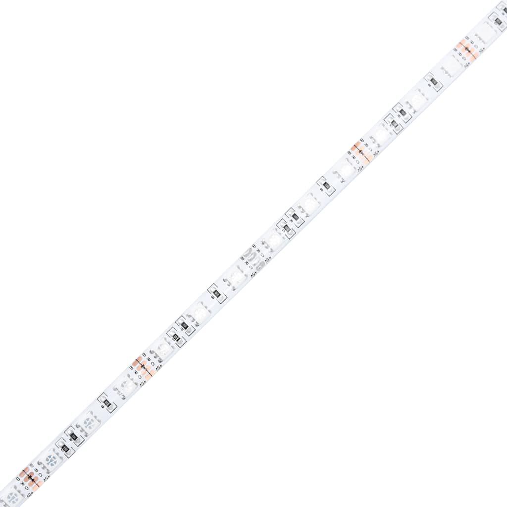 vidaXL Πλαίσιο Κρεβατιού με Κεφαλάρι/LED Sonoma Δρυς 120 x 190 εκ.