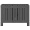 vidaXL Κουτί Αποθήκευσης Κήπου Γκρι 76x42,5x54 εκ. Μασίφ Ξύλο Πεύκου