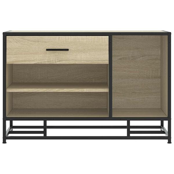 Πάγκος παπουτσιών vidaXL Sonoma Oak 80x40x53,5 cm