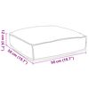 vidaXL Μαξιλάρι παλέτας για κάθισμα Ανθρακί 50 x 50 x 12 cm