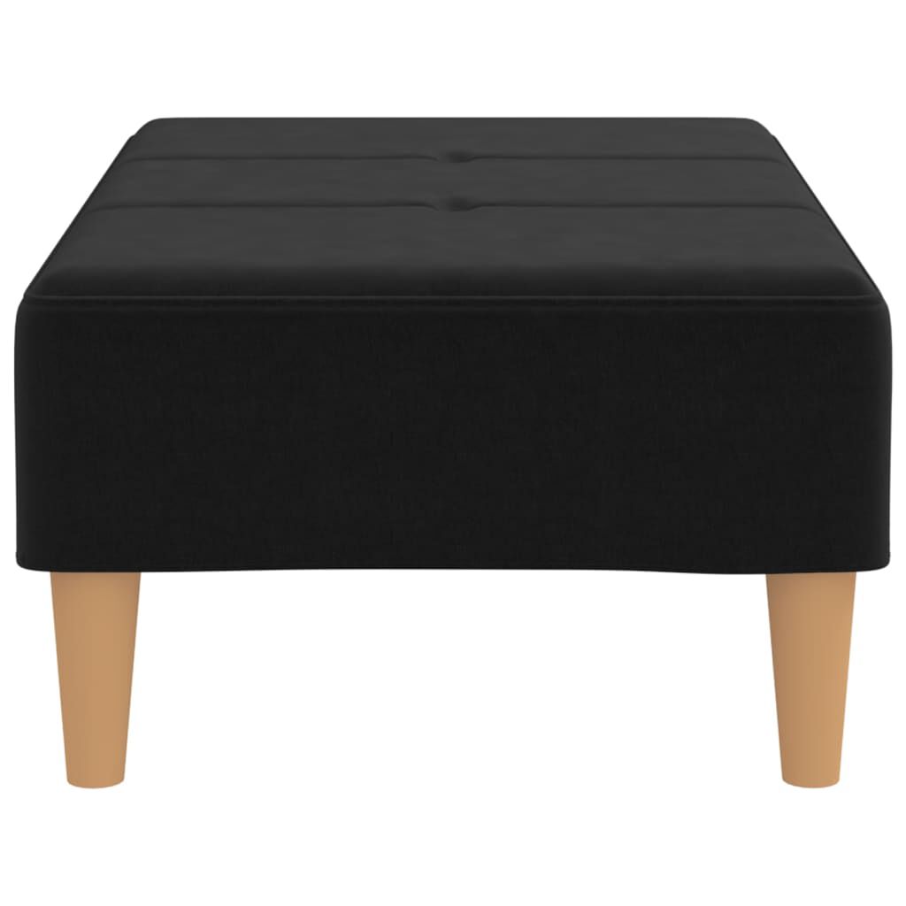 vidaXL Υποπόδιο Μαύρο 78 x 56 x 32 εκ. Υφασμάτινο