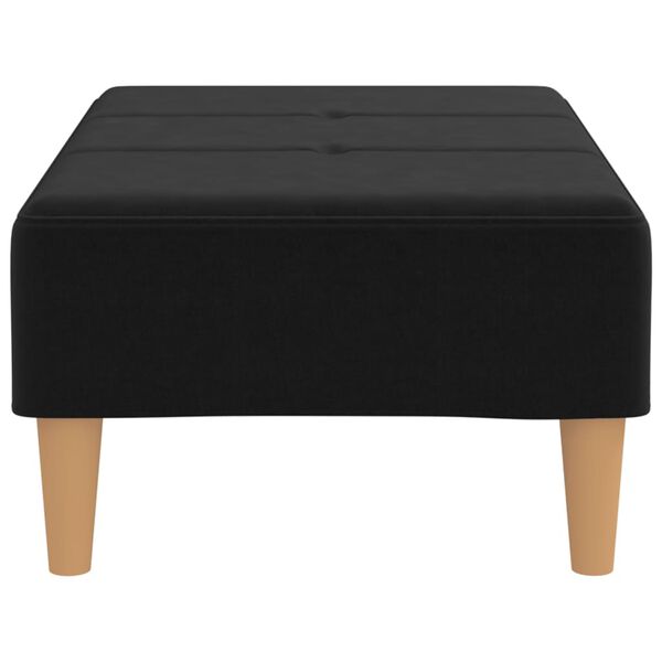 vidaXL Υποπόδιο Μαύρο 78 x 56 x 32 εκ. Υφασμάτινο