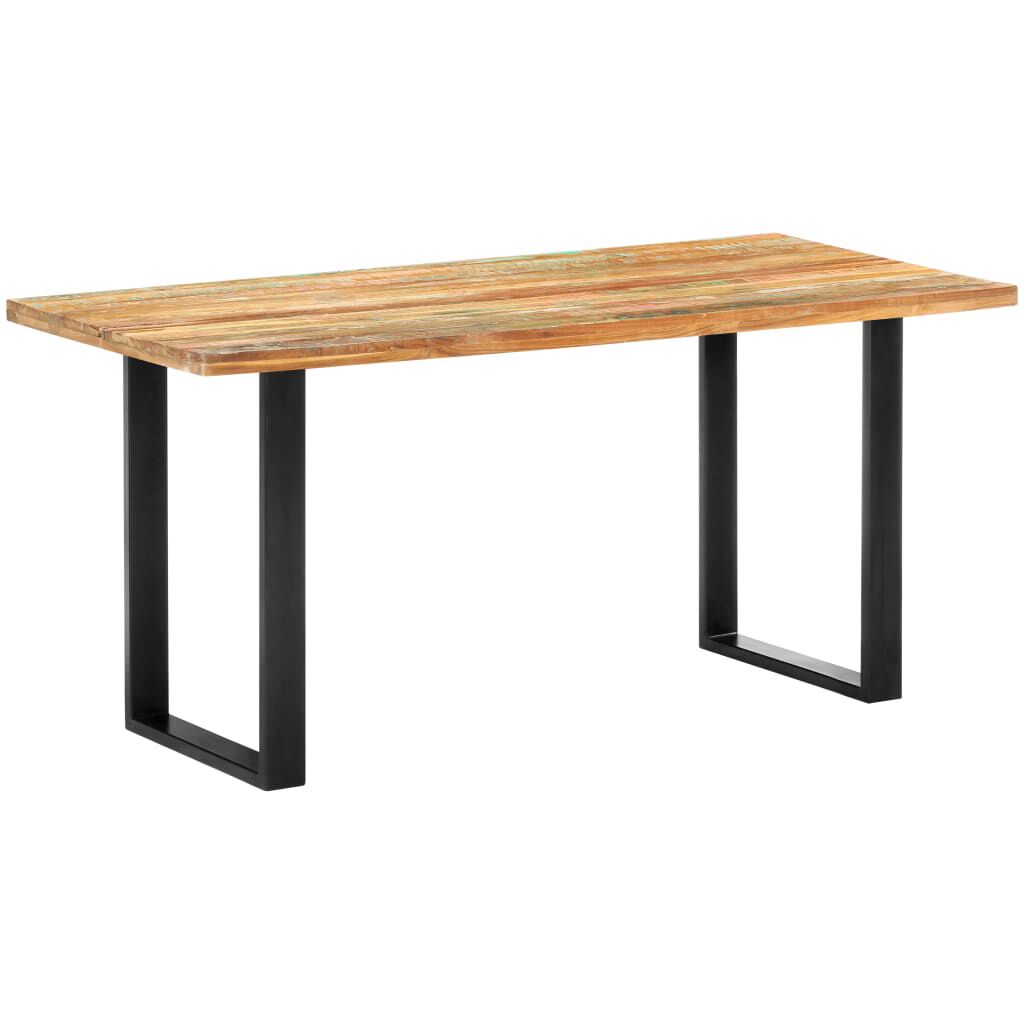 vidaXL Τραπεζαρία 160 x 80 x 75 εκ. από Μασίφ Ανακυκλωμένο Ξύλο