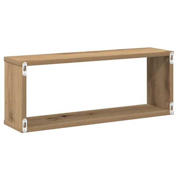 vidaXL Ράφια κύβων τοίχου 2 τεμάχια Artisan Oak Κατασκευασμένο ξύλο