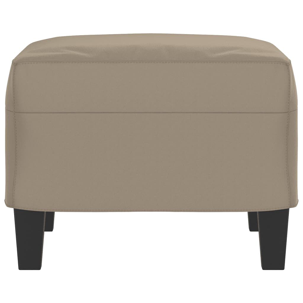 vidaXL Υποπόδιο Taupe 60 x 50 x 41 εκ. από Ύφασμα Μικροϊνών