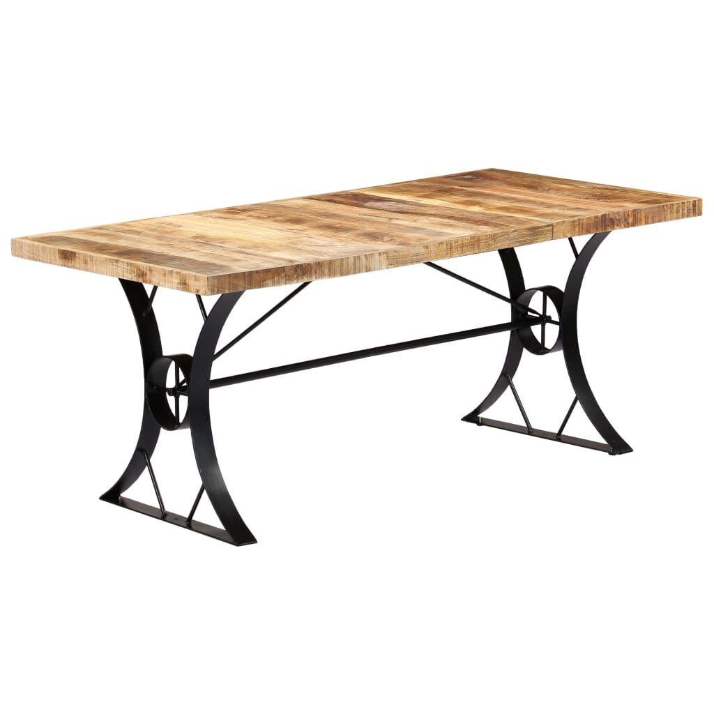 vidaXL Τραπεζαρία 180 x 90 x 76 εκ. από Μασίφ Ξύλο Μάνγκο