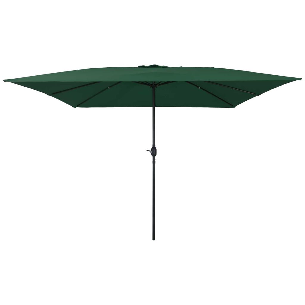 vidaXL Τετράγωνη Ομπρέλα Κηπευτικής 295 x 295 cm Πράσινη