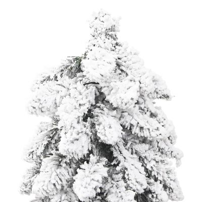 vidaXL Χριστουγ. Δέντρο Τεχνητό Προφωτισμένο με 130 LRD/ Χιόνι 210 εκ.