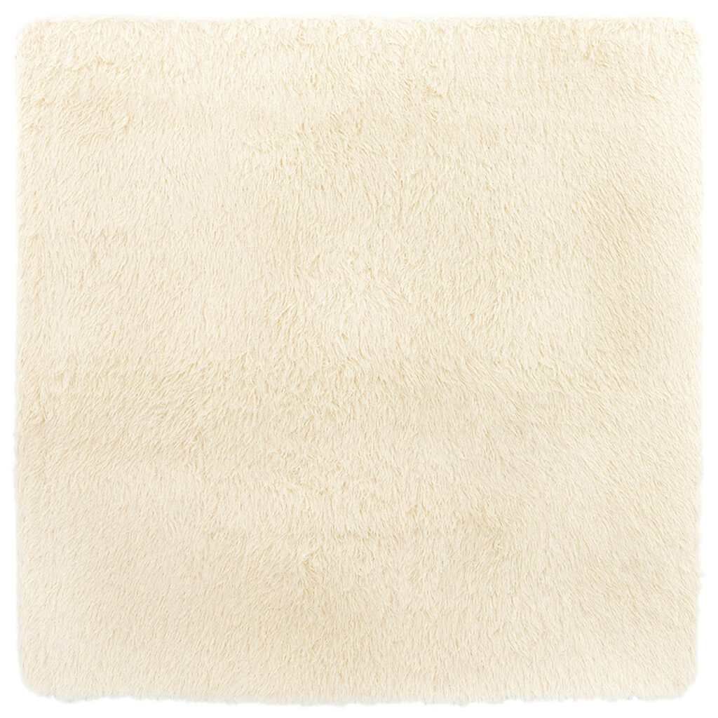 vidaXL Χαλί Shaggy με Ψηλό Πέλος NAVARRA Κρέμα 120x120 εκ. πολυεστέρας