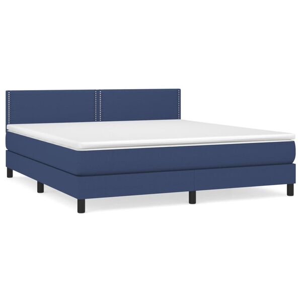 vidaXL &Kappa;&rho;&epsilon;&beta;ά&tau;&iota; Boxspring &mu;&epsilon; &Sigma;&tau;&rho;ώ&mu;&alpha; &Mu;&pi;&lambda;&epsilon; 180x200 &epsilon;&kappa;. &Upsilon;&phi;&alpha;&sigma;&mu;ά&tau;&iota;&nu;&omicron;
