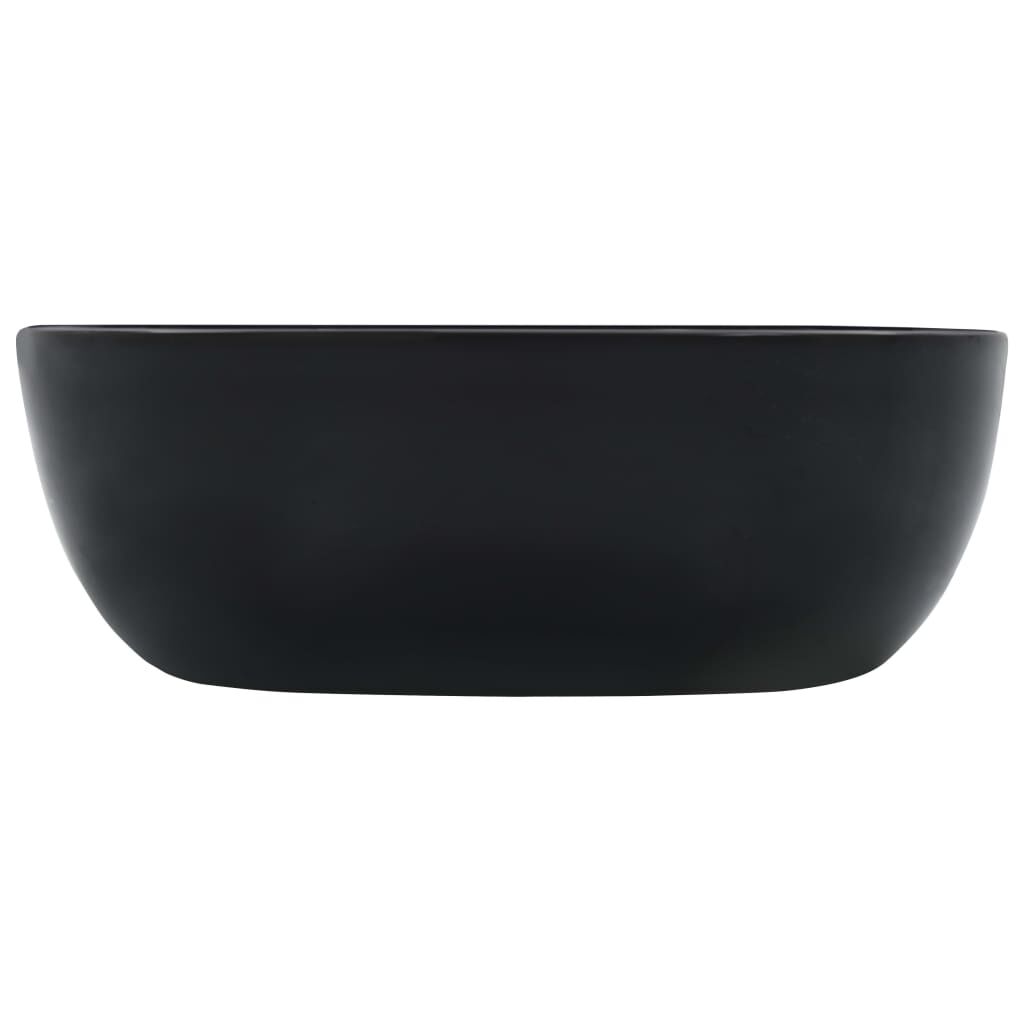 vidaXL Νιπτήρας Μαύρος 42,5 x 42,5 x 14,5 εκ. Κεραμικός