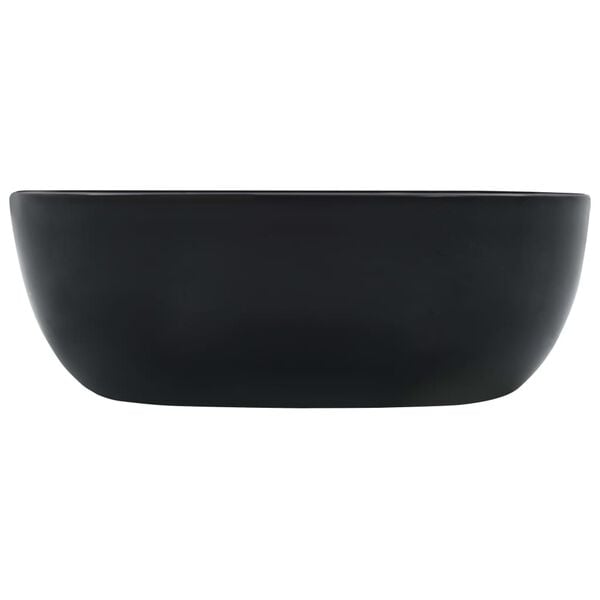 vidaXL Νιπτήρας Μαύρος 42,5 x 42,5 x 14,5 εκ. Κεραμικός