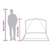 vidaXL Σκηνή Κάμπινγκ 2 Ατόμων Αδιάβροχη Μπλε
