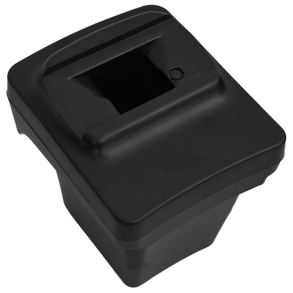 vidaXL Τεμπέλης Αυτοκινήτου Μαύρος 13x33x(31-48) εκ. από ABS