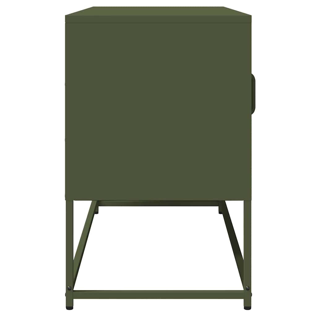 ντουλάπι τηλεόρασης vidaXL Ελαιοπράσινο 100,5x39x60,5 cm