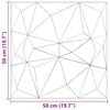 vidaXL Πάνελ Τοίχου 12 τεμ. Σχ. Διαμάντι Πράσινα 50x50εκ. 3 μ² από XPS